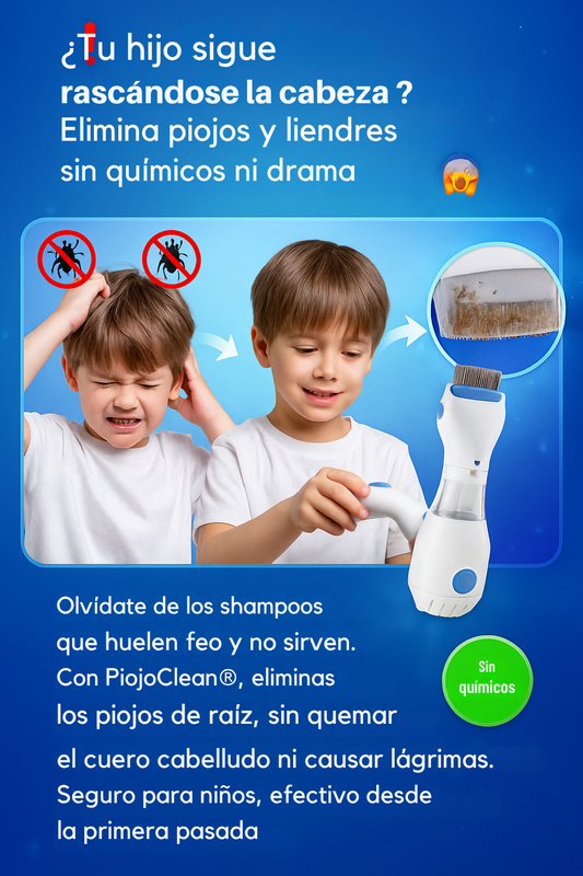 PiojoClean® PEINE ASPIRADOR DE PIOJOS