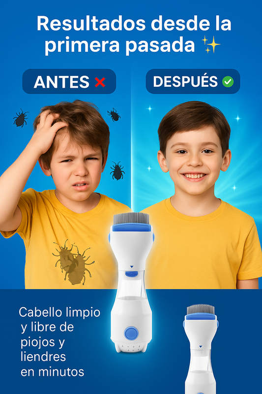 PiojoClean® PEINE ASPIRADOR DE PIOJOS